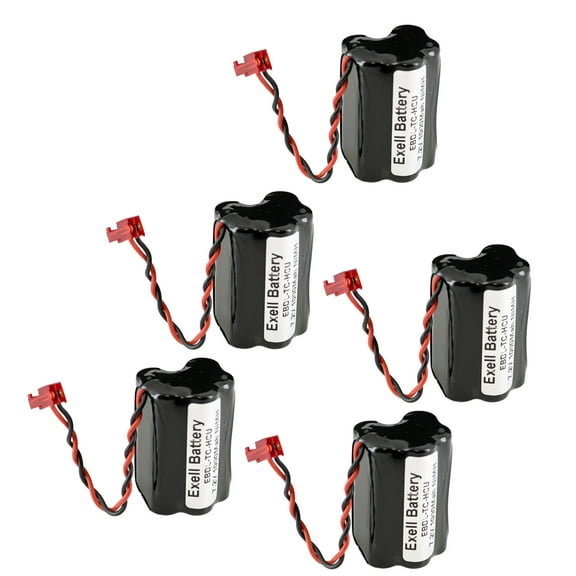 5x 7.2V NiMH 1000mAh Battery Pack Fits TimeLox TC HCU Communication Unit
