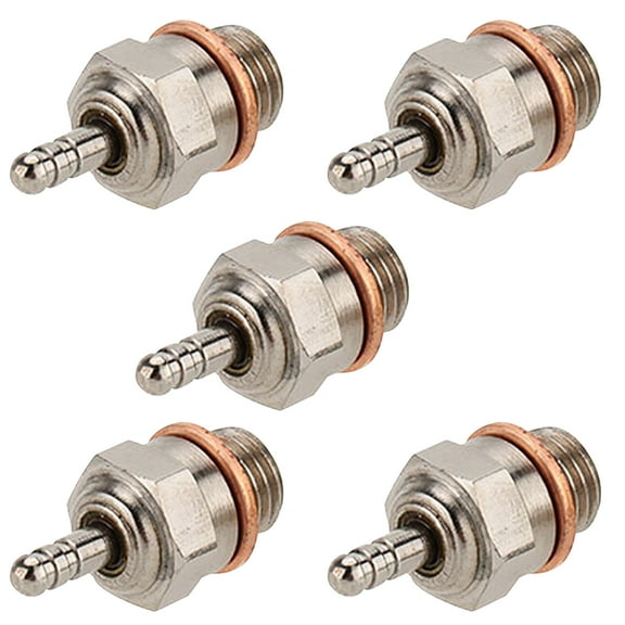 5x 70117 No.4 Hot Glow Plug for 4c Engines Medium Heat Range 1/10 Scale RC Cars