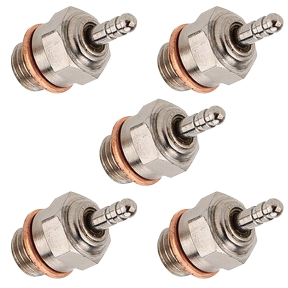 5Pcs 70117 No.4 Hot Glow Plug for SHOCKWAVE, TSUNAMI, VOLCANO STX Medium Heat Range for Club Racing