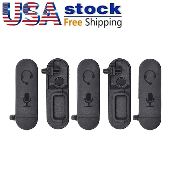 5x Audio Jack 15012242001 Dust Cover For CP200D CP140 DEP450 DP1400 XiR P3688 Radio