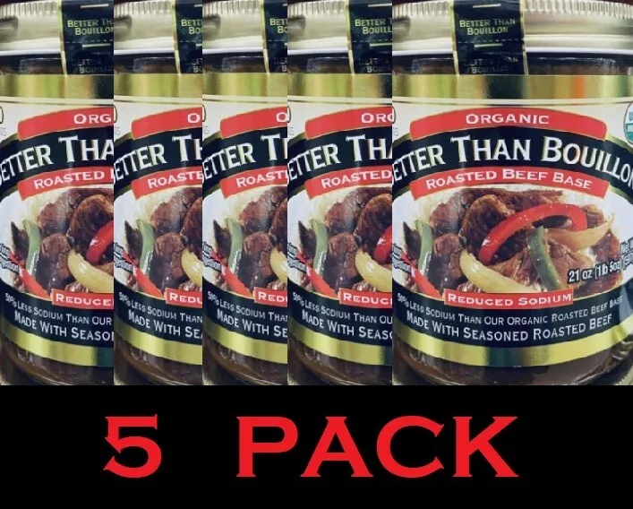 Better Than Bouillon Organic Roasted Beef Base - 3 Pack, 21 Oz Each (63 Oz Total)