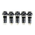 thumbnail image 1 of 5x Black Push Button ON/OFF Bolt-On Switch Latching Round Circle Car DC 5A 12V, 1 of 8