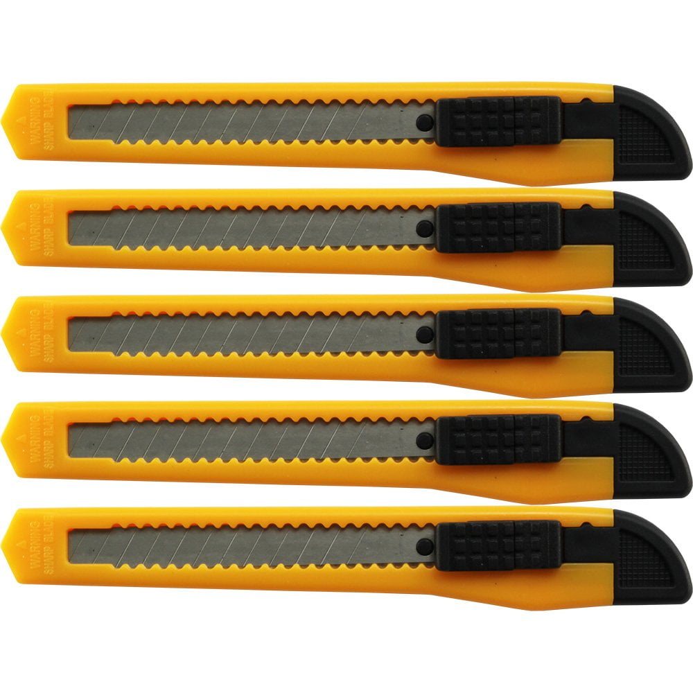 Fiskars 6 in. Pro Retractable Snap-Off Utility Knife - 8 Point, Orange