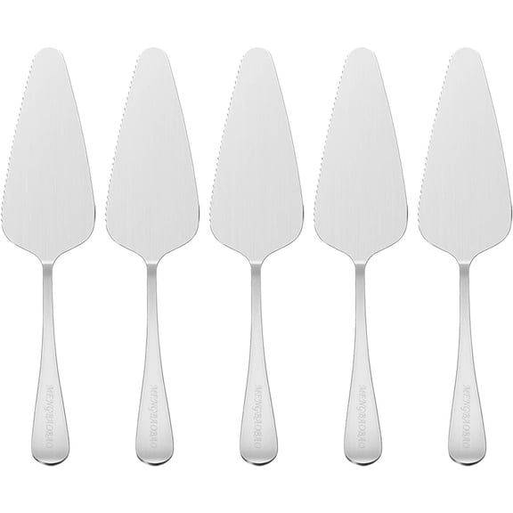 5x Cake Server Pie Holder Transfer Triangular Spade Spatula for Pizza Cake Baking