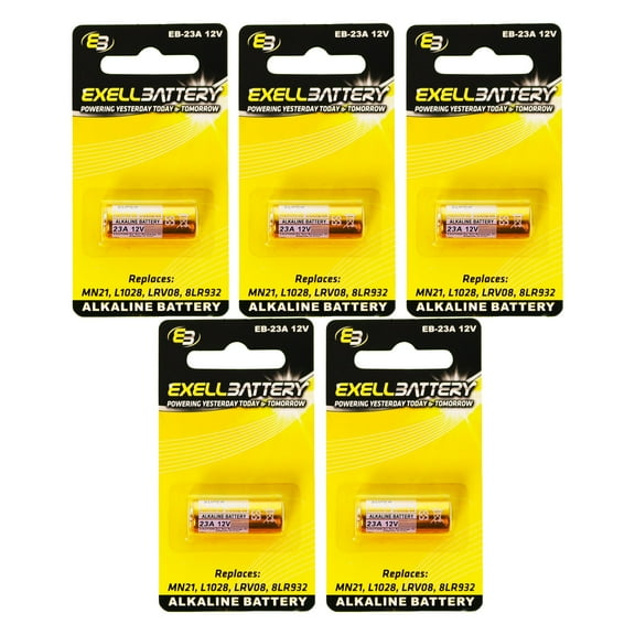 5x EB-23A Alkaline 12V Battery Compatible with LRV08 MS21 N21