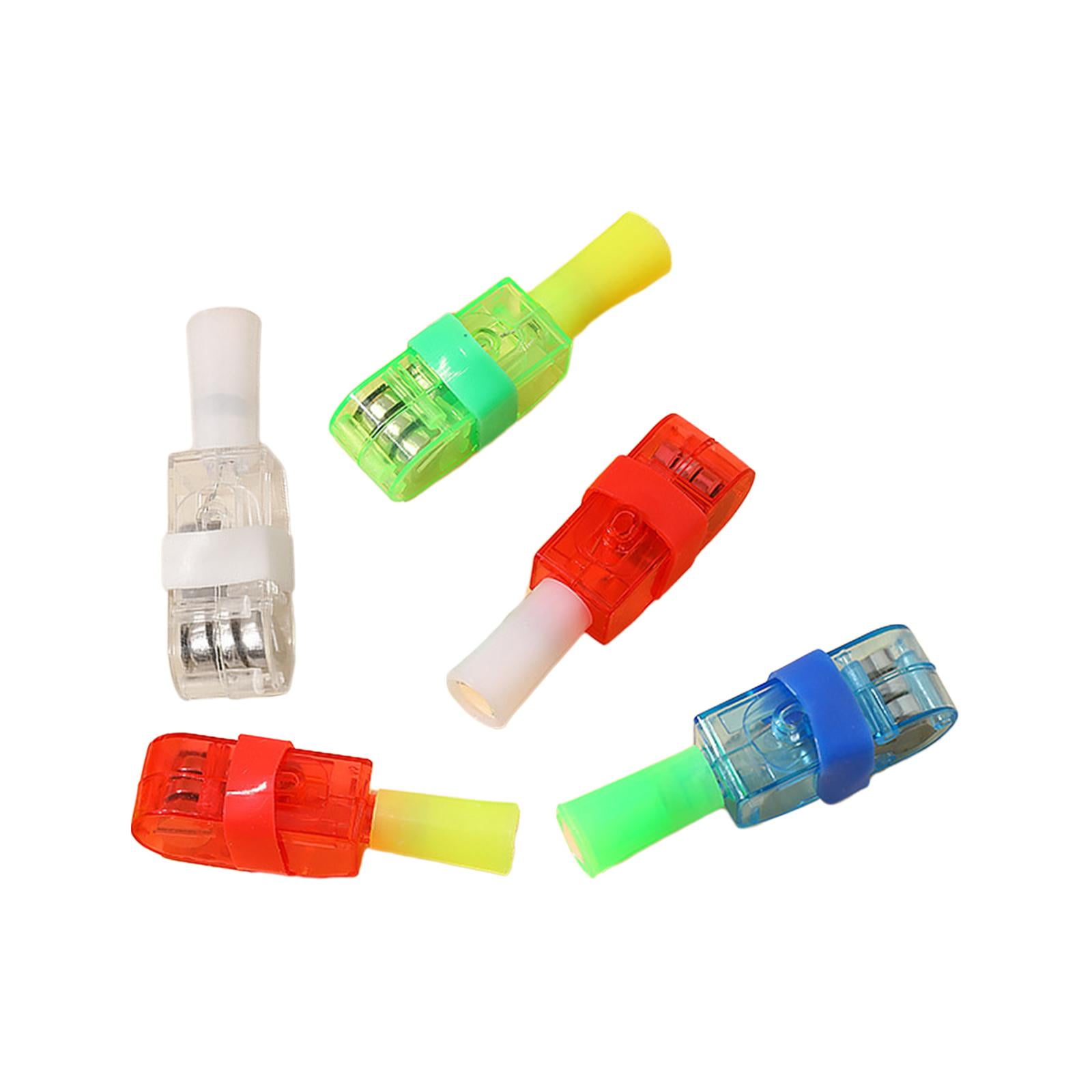 5x Finger flashlights LED Finger Lamps Light Up Rings Lights Toys Rave