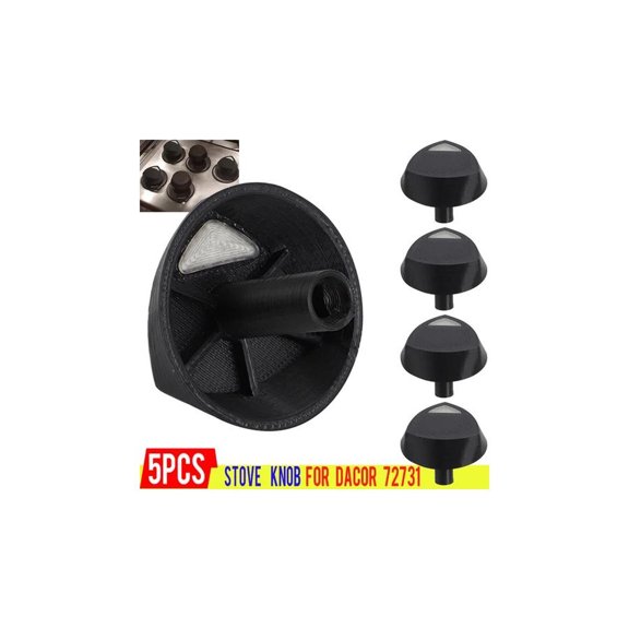 5x For Dacor 72731 Cooktop Stove Knob Control Knob Kit Control Knob Replacement