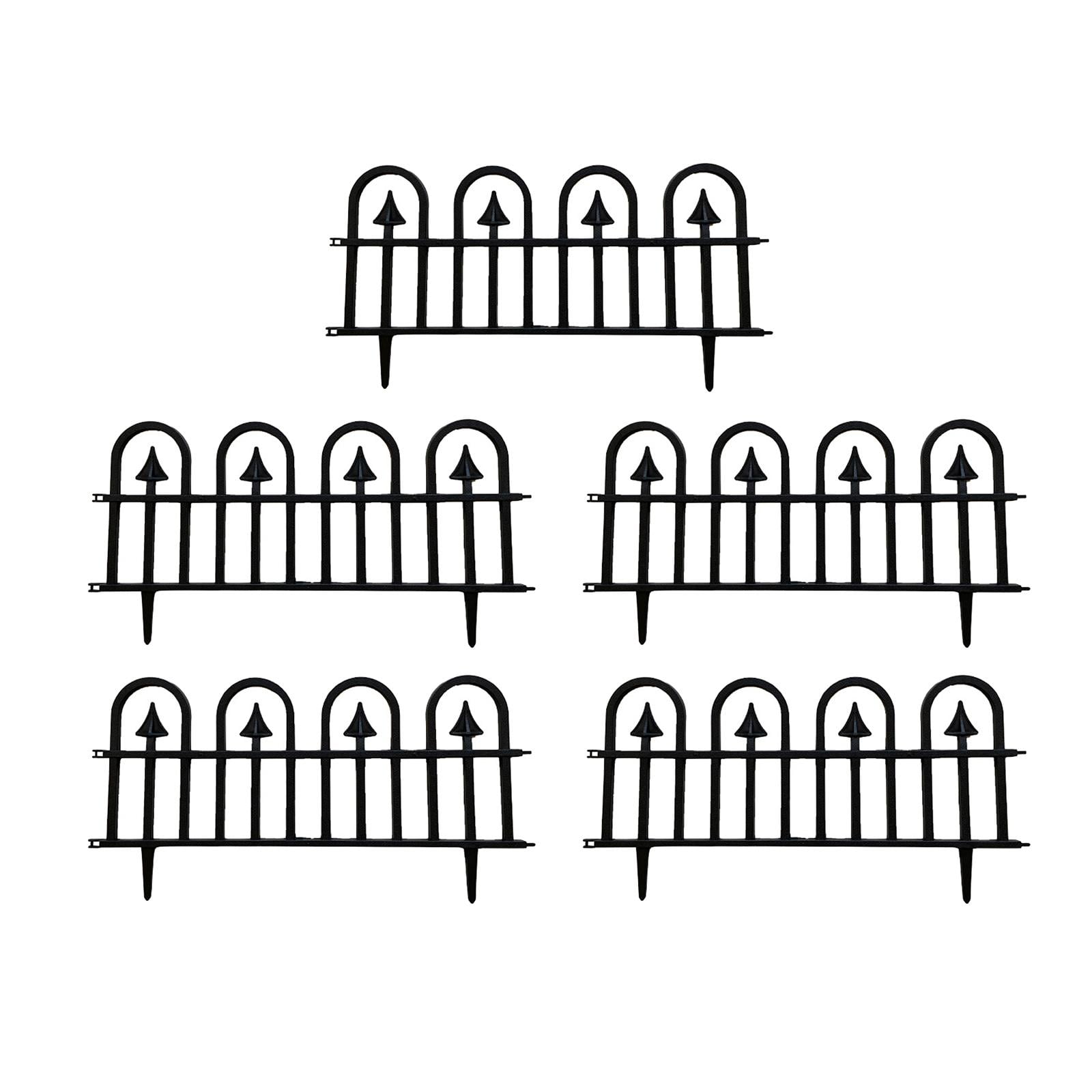 5x Garden Edging Border Durable for Landscaping Flower Lawn Edge Flower Bed