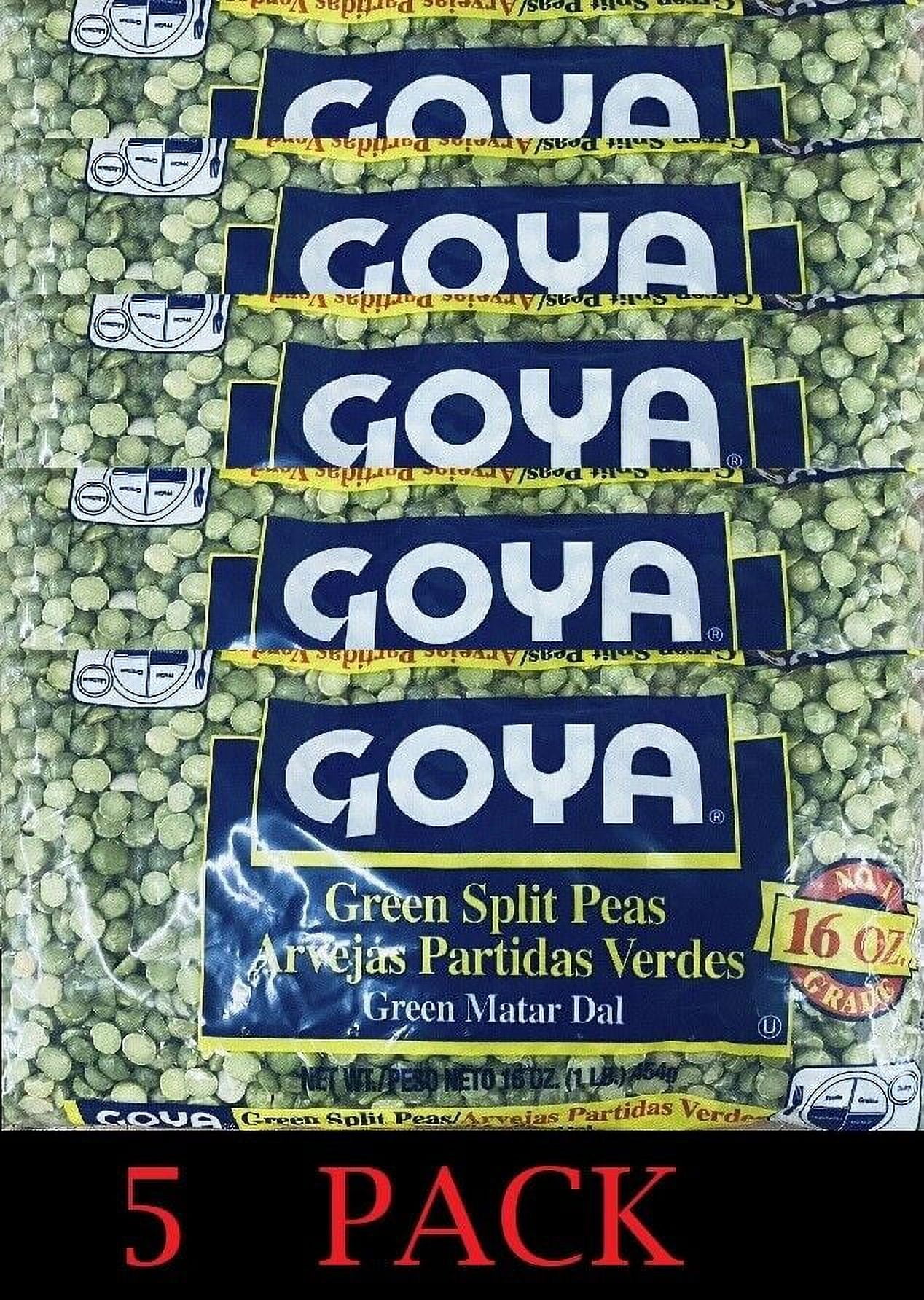 5x Goya Dry Green Split Peas 16 oz Bag No 1 Grade 5 PACK