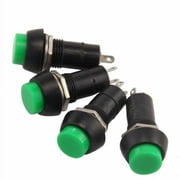 5x Green Push Button Momentary Reset Switch 12V DC 5A Car/Truck/Boat Horn Bolt