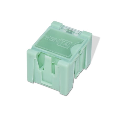 5x Green SMT SMD Container Box Electronic Components Box Laboratory Resistor Parts Containers