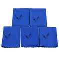 thumbnail image 1 of 5x Guitar Cleaning Cloth for Musical Instrument 25cm Blue, 1 of 6
