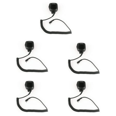 5x KMC-45 Shoulder Waterproof Speaker Mic For KENWOOD TYT F8 BF UV5R MML UV100