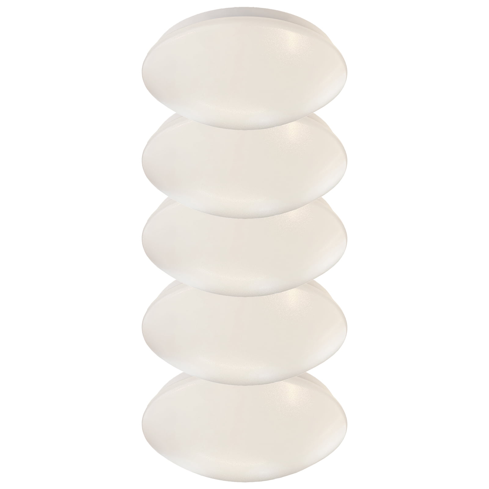 5x Kichler 10760WHLED 14" 200 Watts Max Power Ceiling Space Flush Mount LED White Ceiling Light