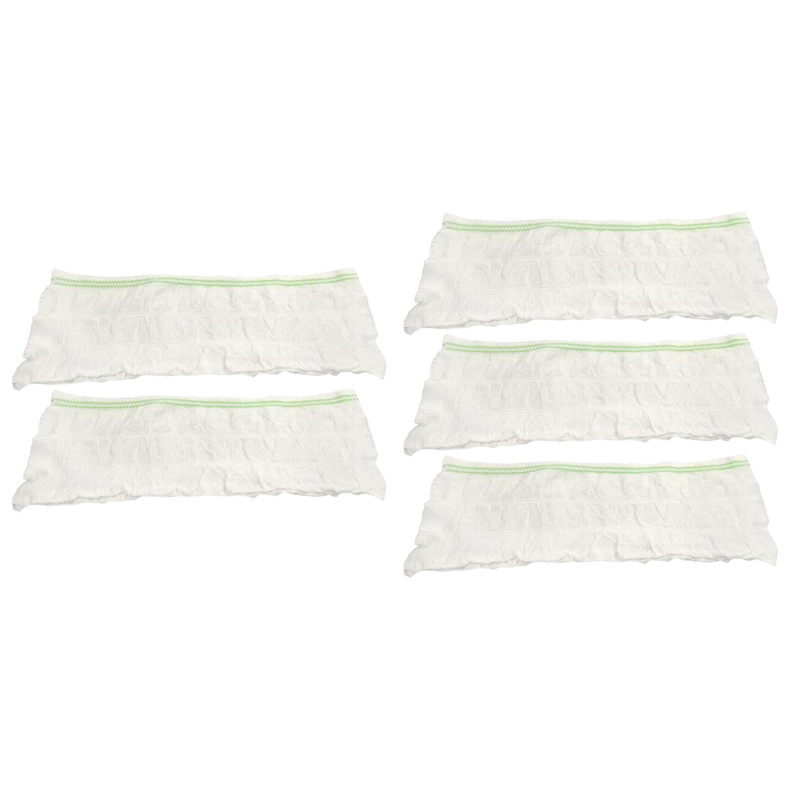 5x Ladies Disposable Mesh Panties Elastic Waistband High Waist bottoms Briefs Lightweight Underwear Soft for Emergencies Camping SPA Hiking XL