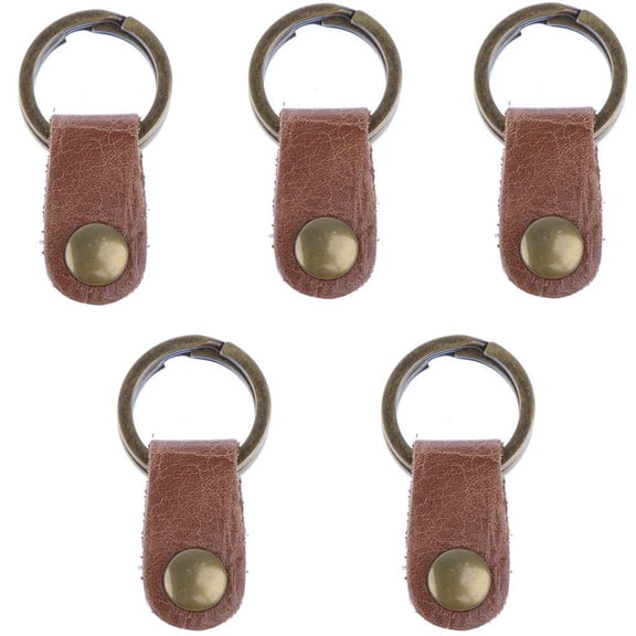 5x Men Keychain Accessory Automobile Motorcycle Car Normal Key LT Brown