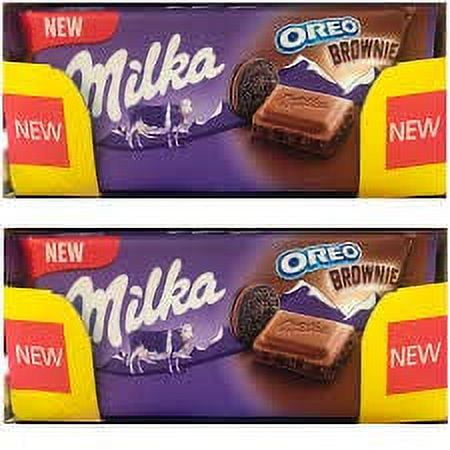 5x Milka Oreo Brownie Chocolate Bars - New !!!