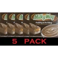 5x Milky Way CANDY BAR Flavored Pudding & Pie Filling Dessert Mix 3.25