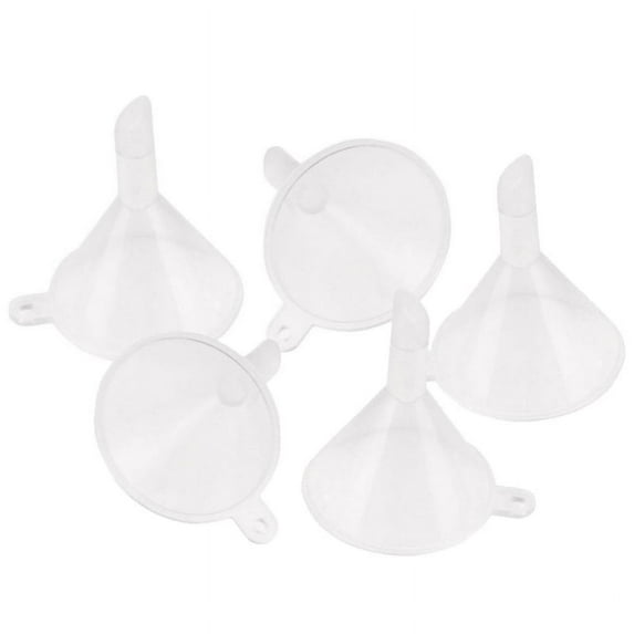 5x Mini Funnel Plastic Small funnel For perfume kitchen Set Fis BEST N0C2