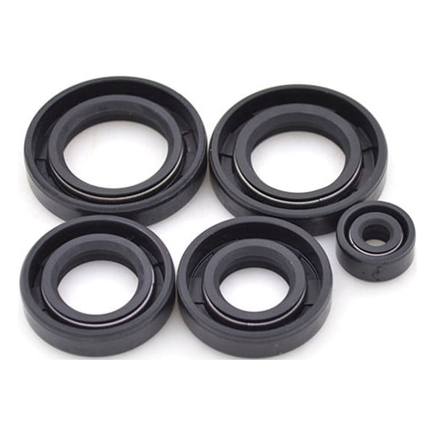 5x Motorcycle Engine Rubber Oil Seal Gear Shaft Seal Set For Suzuki GN125 GS125