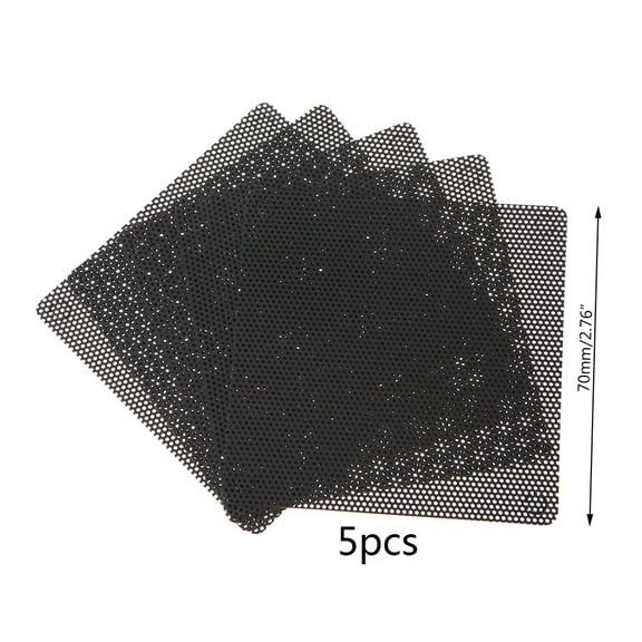5x PVC PC Fan Dust Filter Dustproof for Case Computer Mesh 7cm Computer for Case