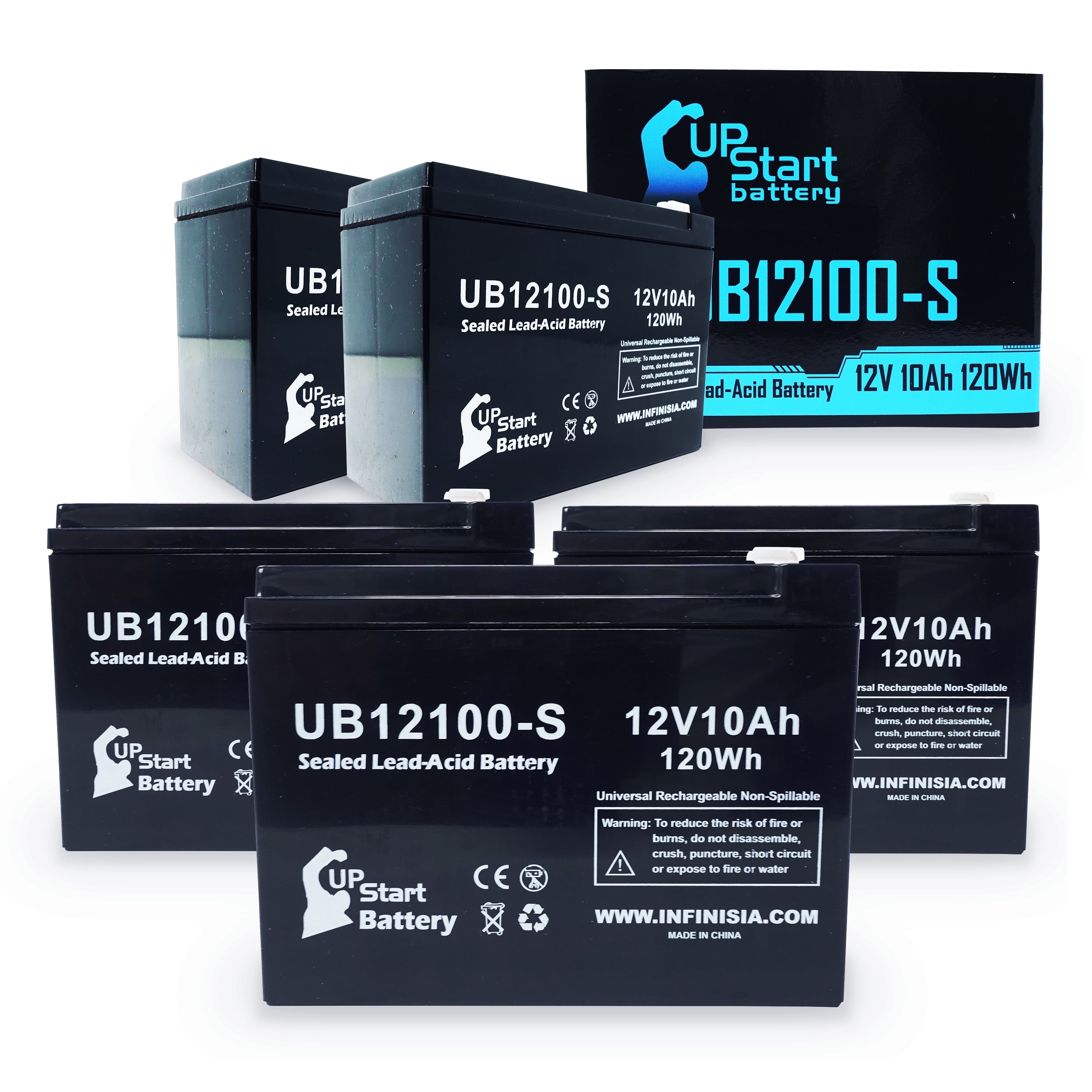UpStart Components UB12100-S Replacement Battery