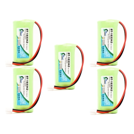 5x Pack - UpStart Battery AT&T CL82353 Battery - Replacement for AT&T Cordless Phone Battery (700mAh 2.4V NI-MH)