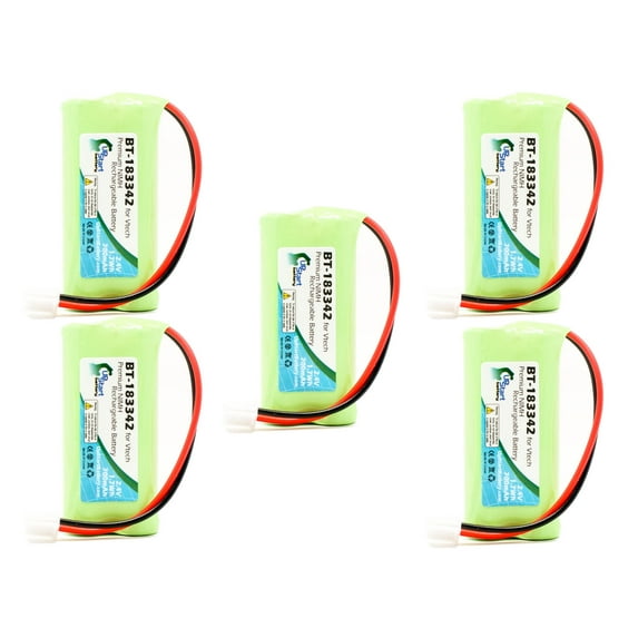 5x Pack - UpStart Battery VTech CS6759 Battery - Replacement for VTech Cordless Phone Battery (700mAh, 2.4V, NI-MH)