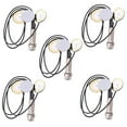 5x Piezo Contact Microphone 3 Transducer Pickups With End Pin Jack For