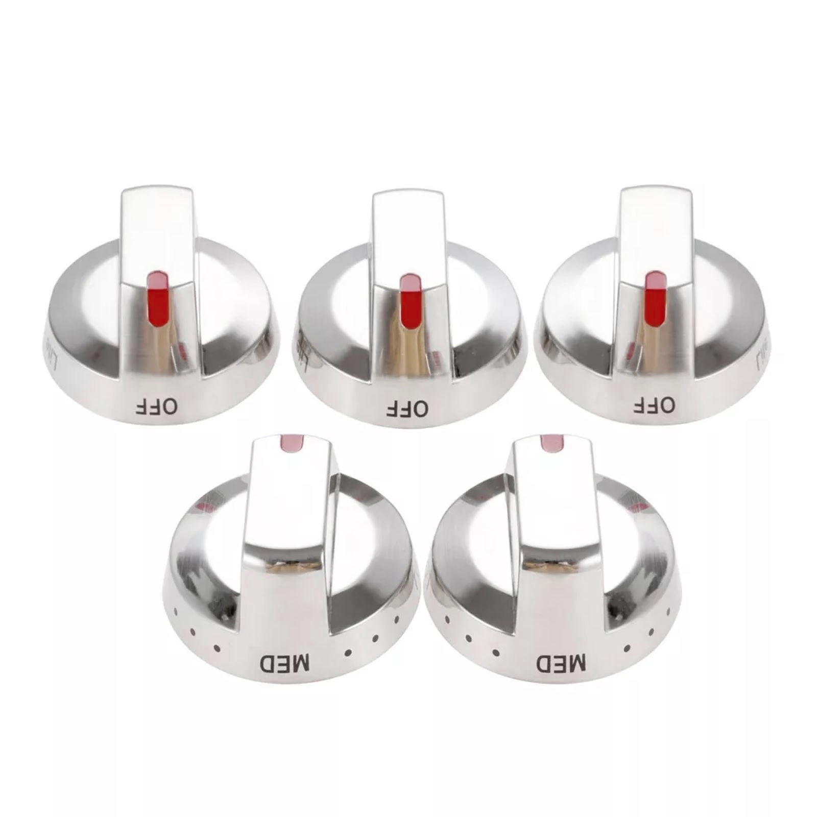 5x Quality Replacement Knobs for Samsung Gas Stoves Seamless Integration for DG64-00473A