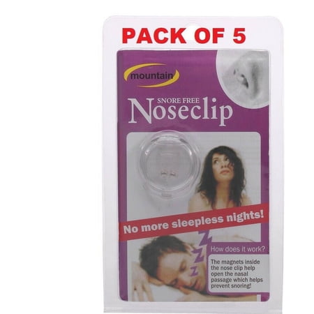 5x Silicone Magnetic Anti Snore Stop Snoring Nose Clip Sleeping Aid Apnea Guard