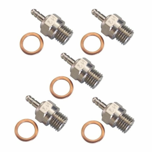 5x Steel Super Glow Plug RC #3 N3 70117 Hot Engines for Kyosho for HPI for HSP 1:10