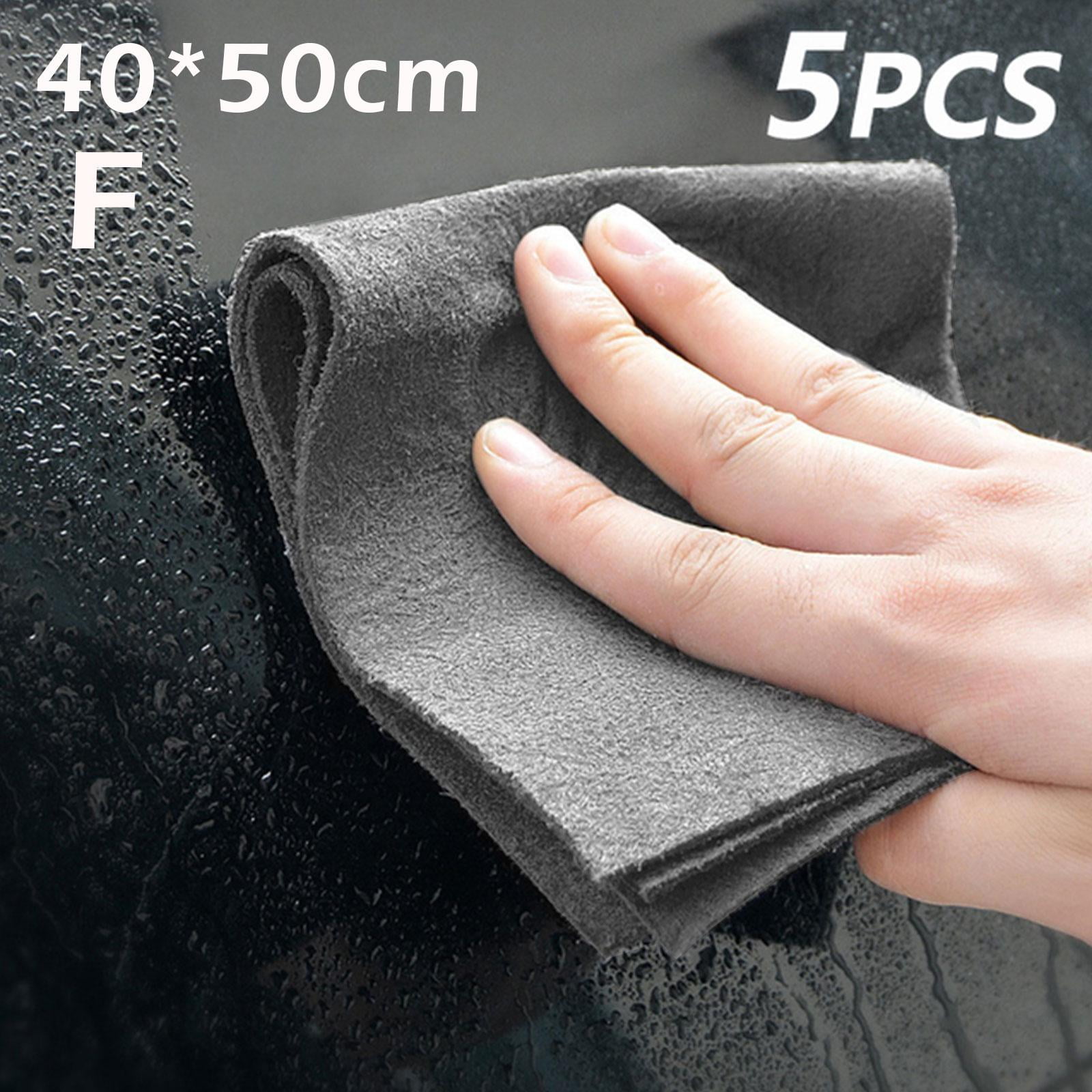 1/5PCS Thickened Magic Cleaning Cloth No Watermark Glass Wiping Cloth  Reusable Window Glass Cleaning Cloth rag Kitchen Towel
