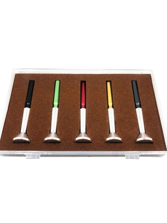 5x Watches Clocks Oiler Pens with Dust Cap Metal Repair Oiler Pens for Watchmakers