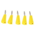 thumbnail image 1 of 5x Wire Audio Speaker Cable Banana Plug Connectors 4mm Adapter Probes Binding Posts Multimeter - yellow, as described, 1 of 7