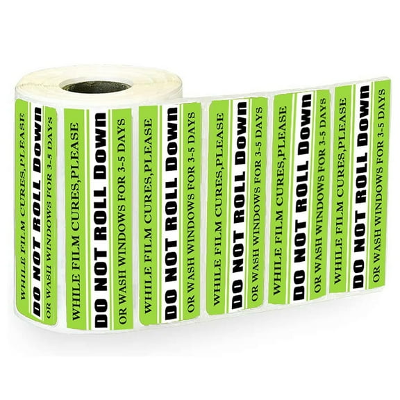 5x1 inch DO NOT ROLL Down Warning Stickers Labels Do Not Roll Down Text Caution Labels 500pcs