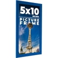 thumbnail image 1 of 5x10 Classic Modern Blue Picture Frame - UV Acrylic, Foam Board Backing, Hanging Hardware, 1 of 8