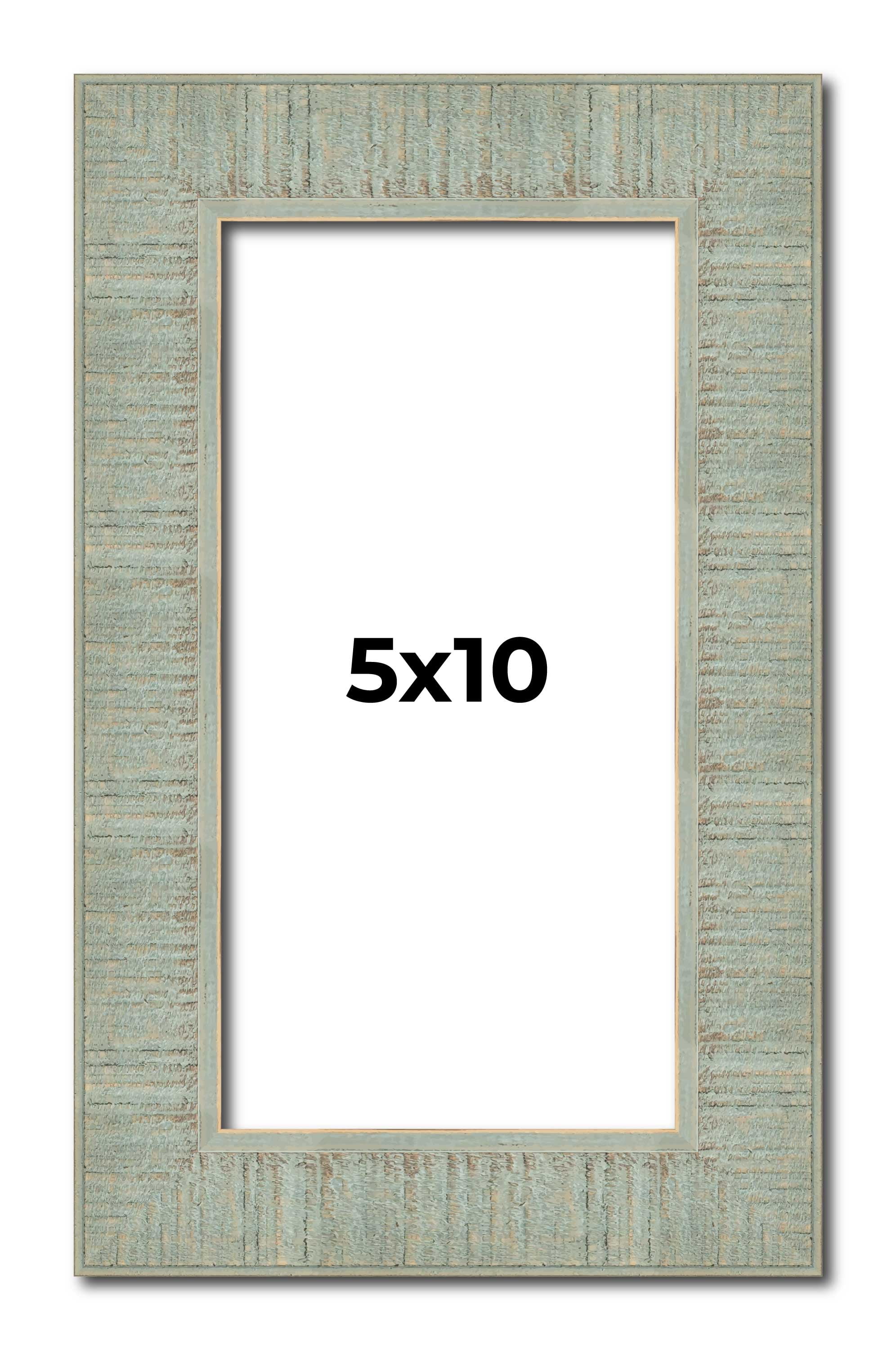 5x10 Frame Green Desert Pear Solid Wood Picture Frame | 1.625 Inch ...