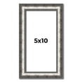 thumbnail image 1 of 5x10 Frame Silver Real Wood Picture Frame Width 1.125 Inches | Interior Frame Depth 0.5 Inches |, 1 of 8