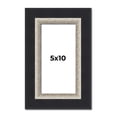 thumbnail image 1 of 5x10 IN Frame Black Real Wood Picture Frame Width 2.25 Inches | Interior Frame Depth 0.5 Inches |, 1 of 8