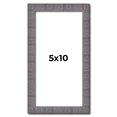 thumbnail image 1 of 5x10 IN Frame Blue Kingsley Pewter Solid Wood Picture Frame Width 0.75 Inches |Interior Depth 0.5, 1 of 8