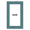 thumbnail image 1 of 5x10 IN Frame Blue Rustic Barnwood Solid Wood Picture Frame Width 1.25 Inches | Interior Depth 0.5, 1 of 8