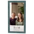 thumbnail image 1 of 5x10 IN Frame Blue Rustic Barnwood Solid Wood Picture Frame Width 1.25 Inches | Interior Depth 0.5, 1 of 8