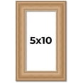 thumbnail image 1 of 5x10 IN Frame Charleston Honey Brown Solid Wood Picture Frame Width 1.75 Inches | Interior Depth, 1 of 8
