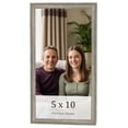 thumbnail image 1 of 5x10 IN Frame Grey Solid Wood Picture Frame Width 1 Inches | Interior Frame Depth 0.5 Inches |, 1 of 8