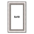 thumbnail image 1 of 5x10 IN Frame Silver Real Wood Picture Frame Width 1.25 Inches | Interior Frame Depth 0.5 Inches |, 1 of 8