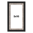 thumbnail image 1 of 5x10 IN Frame Silver Real Wood Picture Frame Width 1.25 Inches | Interior Frame Depth 0.75 Inches |, 1 of 8