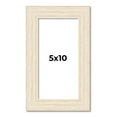 thumbnail image 1 of 5x10 In Frame White Real Wood Picture Frame Width 1.5 inches | Interior Frame Depth 0.5 inches |, 1 of 8