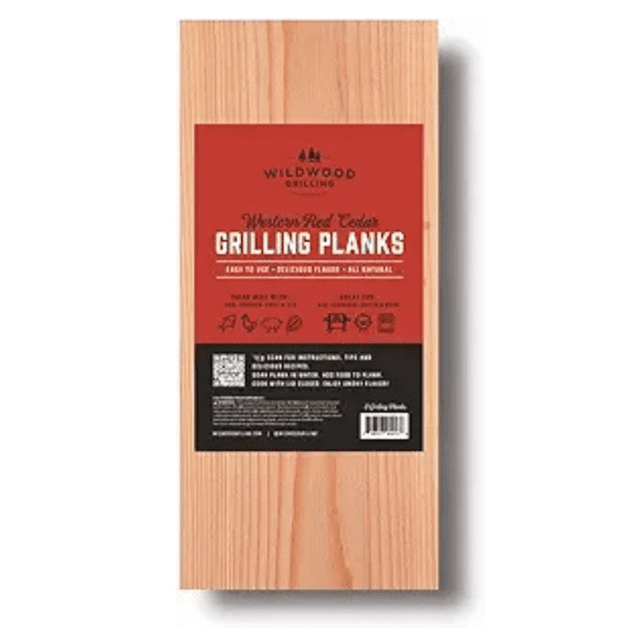 Wildwood Grilling Signature 5” x 11” Cedar Grilling Planks (2-Pack)