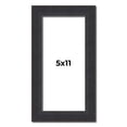 thumbnail image 1 of 5x11 Frame Black Real Wood Picture Frame Width 1.25 Inches | Interior Frame Depth 0.5 Inches |, 1 of 8